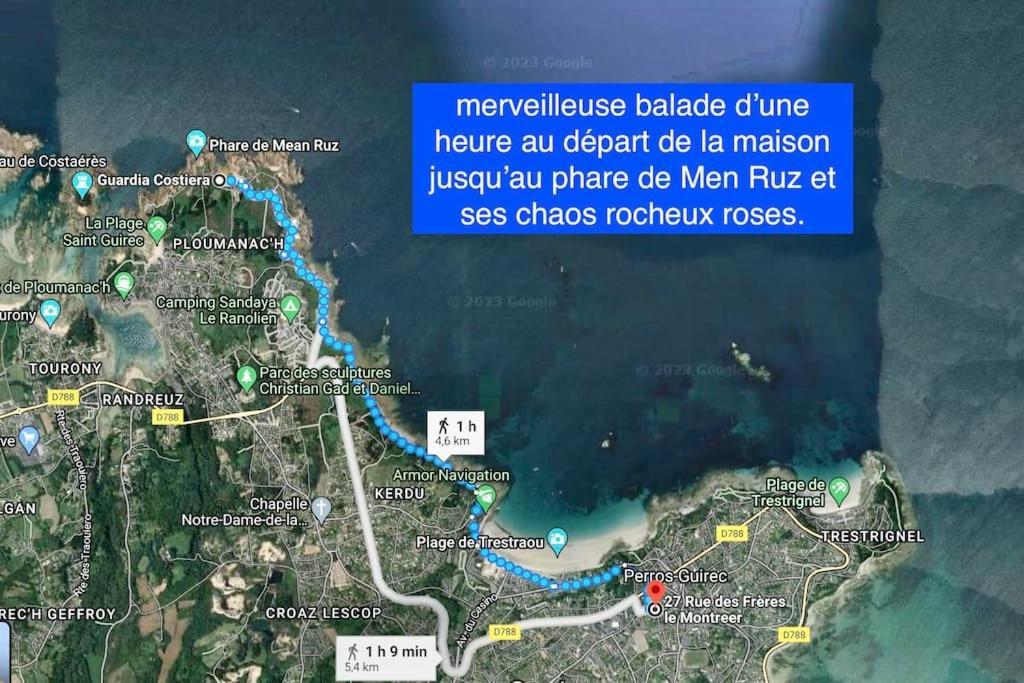 Maison Perros-Guirec 2 Chambres, Plages Et Centre Ville. 6 Pers. Exterior foto